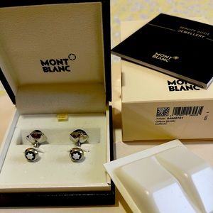 Montblanc cabochon cuff links